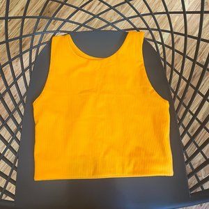 Girlfriend Collective Ribbed Dylan Bra (Heat)